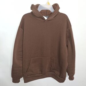 Dark Brown Hoodie - W Sz 2X